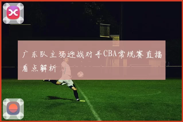 广东队主场迎战对手CBA常规赛直播看点解析